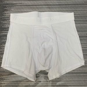 Tommy John Mens Cotton Trunk Underwear White S